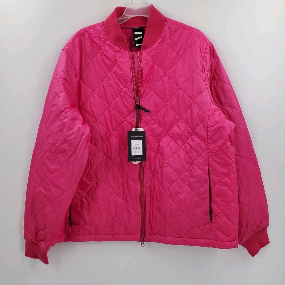The Very Warm Lightweight Fuchsia Quilted Primaloft Jacket Size XXL NEW $350